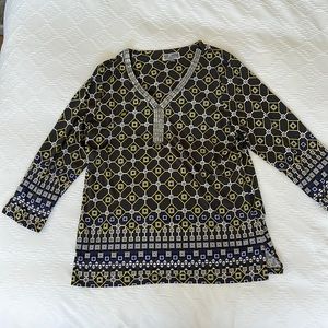 JM Collection Beaded Top